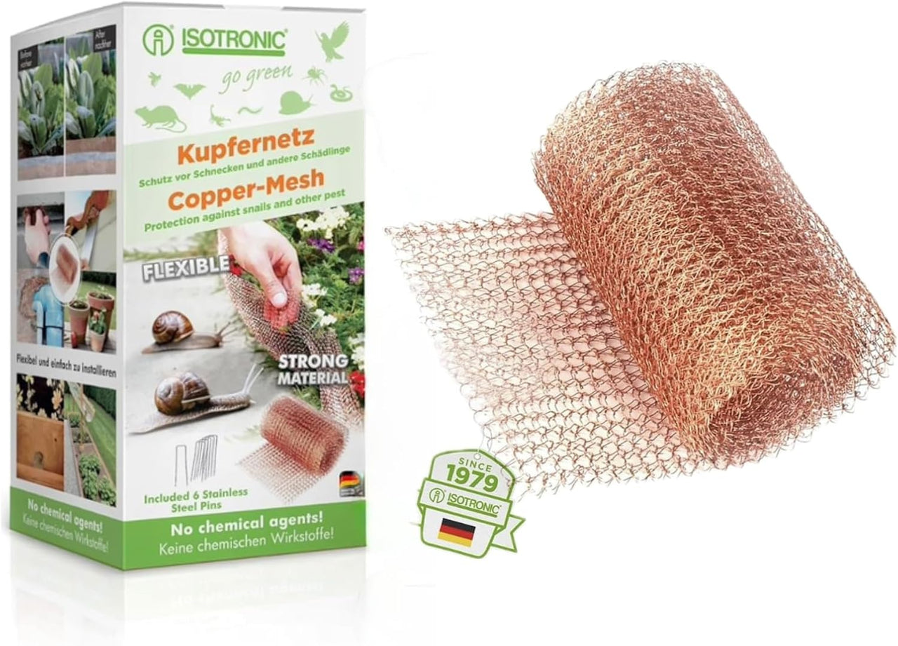 ISOTRONIC 銅製 メッシュ侵入防止ネット（6m）